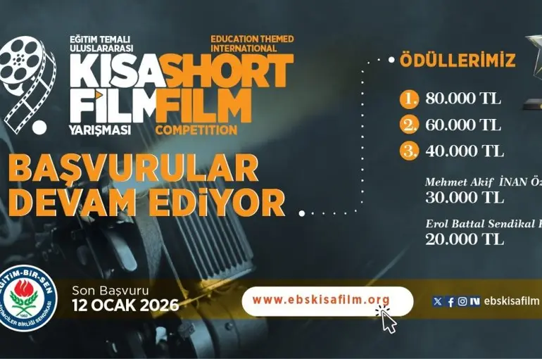 Eğitim temalı 9. Uluslararası Kısa Film Yarışması’na başvurular devam ediyor
