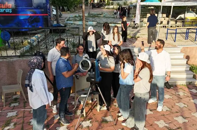 Ekinözü’nde astronomi ve gökyüzü gözlem şenliği düzenlendi
