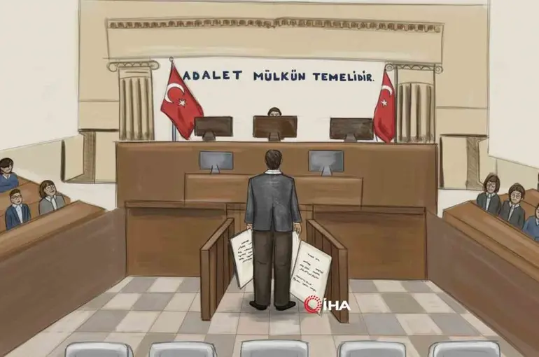 Ekrem İmamoğlu’nu mahkeme salonunda resmetti

