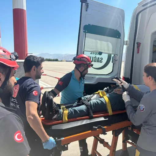 Elazığ Havalimanı’nda deprem tahliye tatbikatı
