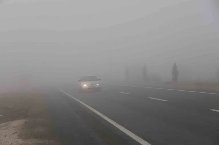 Elazığ’da sis etkili oldu
