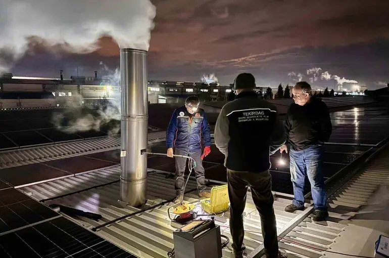 Ergene ve Çorlu’da sanayi tesislerinde gece emisyon denetimi
