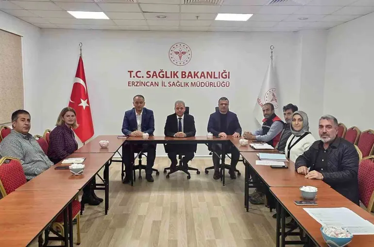 Erzincan İl Sağlık Müdürlüğünde İş Sağlığı ve Güvenliği Toplantısı
