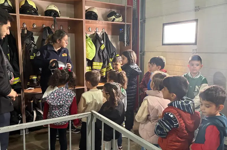 Erzincan’da öğrencilere itfaiye eğitimi
