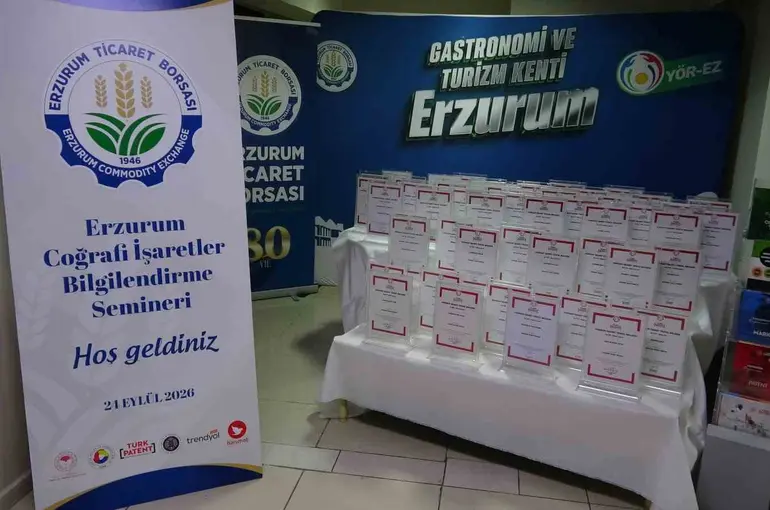 Erzurum’da coğrafi işaretler bilgilendirme semineri düzenlendi
