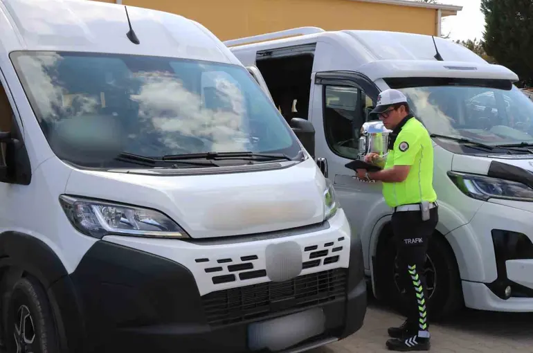Eskişehir’de yeni eğitim öğretim yılının başlamasıyla okul servisleri denetlendi
