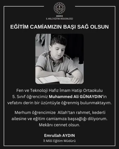 Evinde baygın bulunan çocuk hayatını kaybetti
