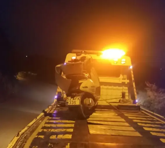 Fatsa’da motosiklet duvara çarptı: 1 ölü

