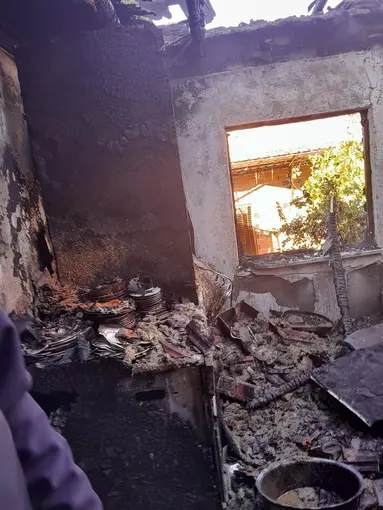 Gediz’de korkutan yangın