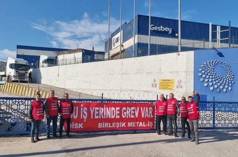 GESBEY’de grev çanları çaldı: İşçiler iş bıraktı
