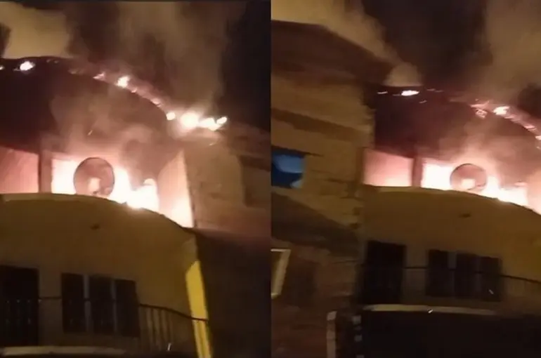 Hakkari’de korkutan ev yangını
