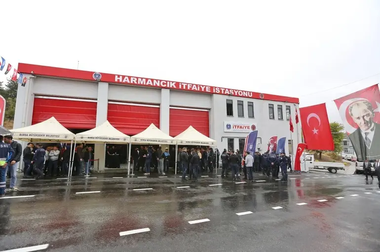 Harmancık’a tam donanımlı itfaiye binası
