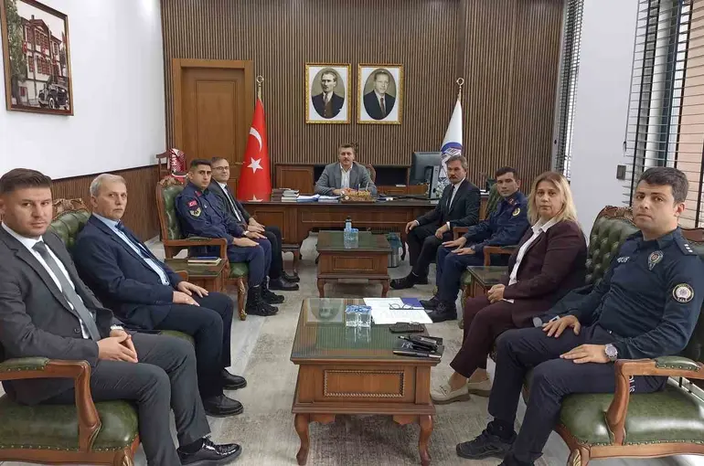 Havza’da KPSS sınavı için güvenlik toplantısı
