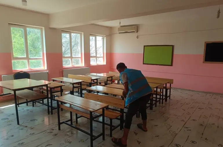 Hükümlüler okulları yeni döneme hazırladı
