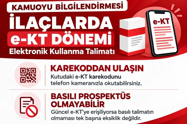 İlaç prospektüslerinde ‘e-KT’ dönemi: "Ambalaj eksikliği değil"
