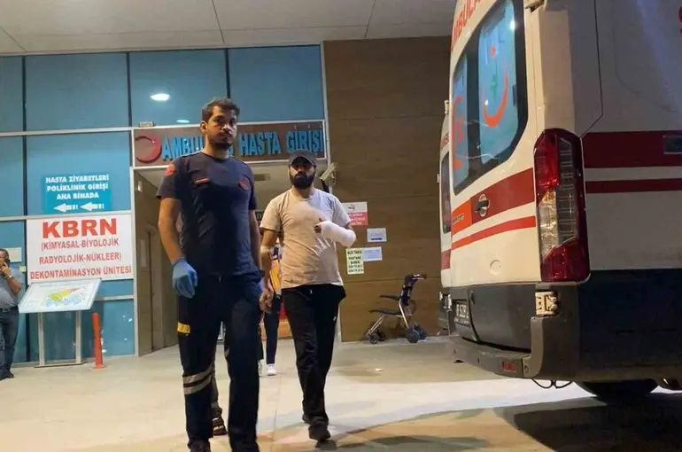 İnegöl’de makineyi keserken kanlar içinde kaldı
