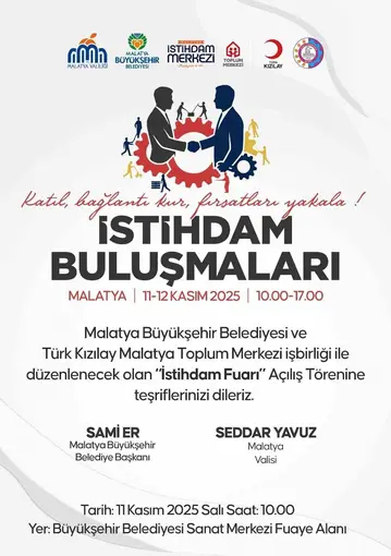 İstihdam buluşmaları Malatya’da başlıyor
