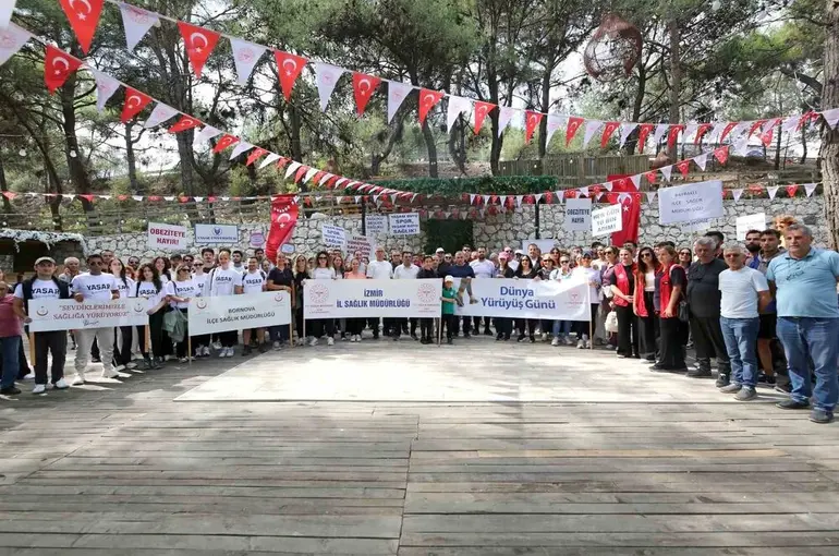 İzmir’de sağlık için doğa yürüyüşü
