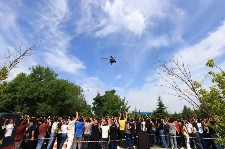 Jandarmadan TEI’ye özel uçuş
