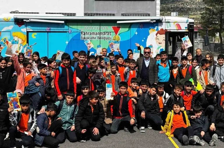 Kahramanmaraş’ta mobil kütüphane kırsal bölgelerde
