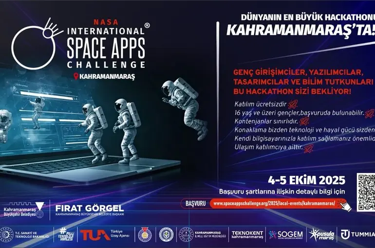 Kahramanmaraş’ta "NASA Space Apps Challenge" organizasyonu
