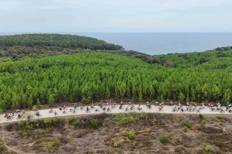 Kandıra’nın 90 kilometrelik sahil rotasında pedal heyecanı
