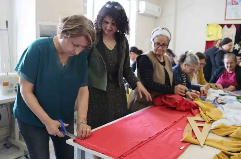 Kansere karşı makine başında mücadele: Kurslar moral oldu
