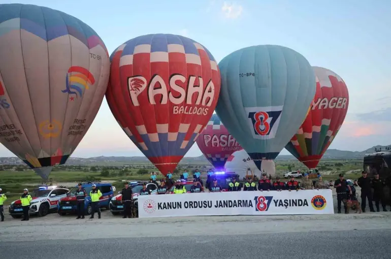 Kapadokya semalarında JÖAK’tan nefes kesen gösteri
