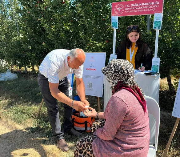 Karapınar’da Halk Sağlığı Haftası Etkinlikleri sahada ve hastanede sürdürüldü