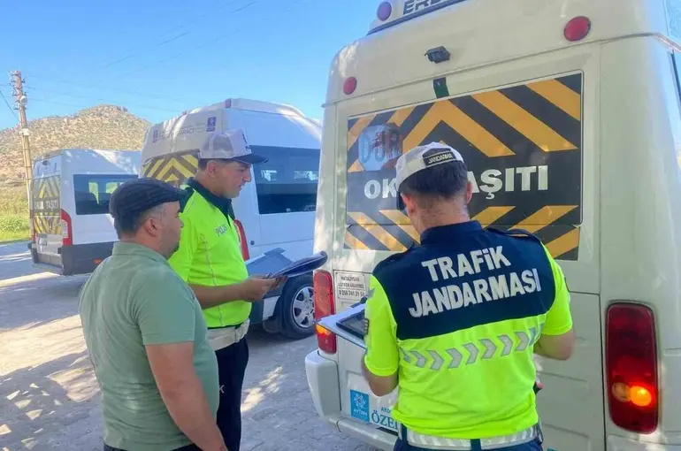 Karpuzlu’da okul servislerine sıkı denetim

