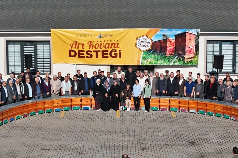 Kartepe’de 125 arıcıya 250 takım kovan desteği

