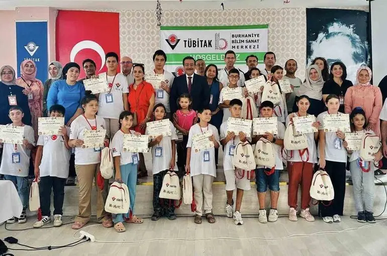 Kaymakam Atilla, TÜBİTAK projesi kapanış törenine katıldı

