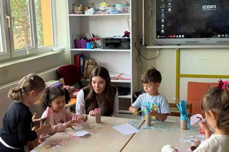 Kaymakam Mantı’dan anaokuluna ziyaret
