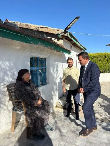 Kaymakam Topaca’dan köylerde anlamlı ziyaretler
