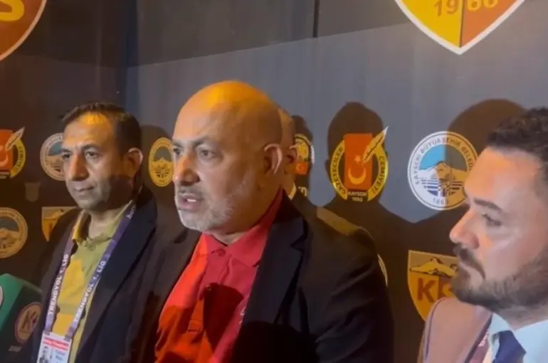 Kayserispor Başkanı Ali Çamlı: "Sağlam ve emin adımlarla hedefe yürüyoruz"
