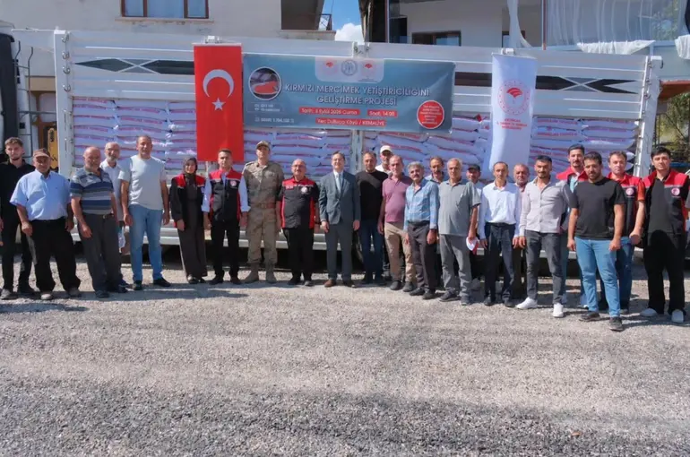 Kemaliye’de üreticilere yüzde 75 hibeli kırmızı mercimek tohumu desteği
