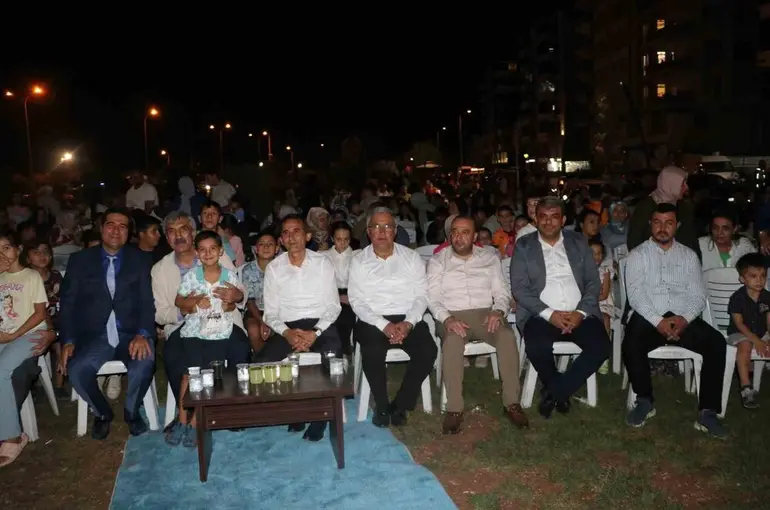 Kilis’te açık hava sineması etkinliği yoğun ilgi gördü
