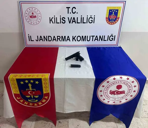 Kilis’te tarihi eser ve silah operasyonu

