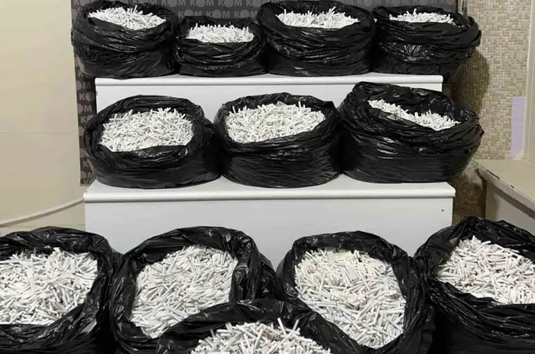 Kırıkkale’de binlerce makaron ele geçirildi
