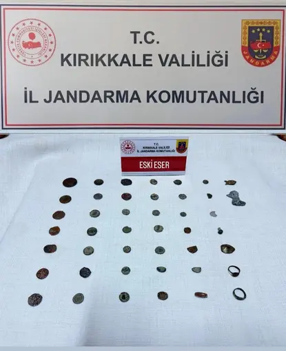Kırıkkale’de tarihi eser operasyonu
