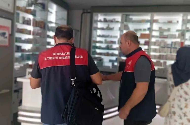 Kırklareli’nde eczanelere denetim
