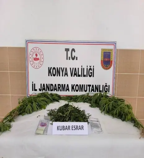 Konya'da jandarmadan 47 uyuşturucu operasyonu: 14 tutuklama
