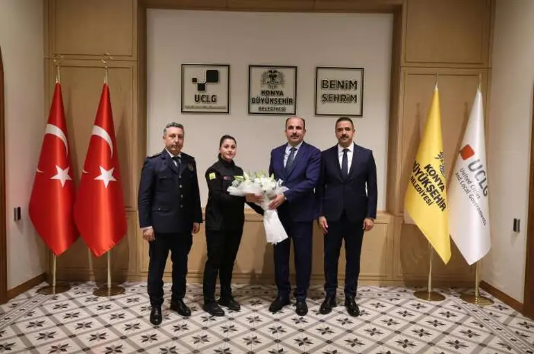 Konya İtfaiyesi Başkan Altay’la buluştu!
