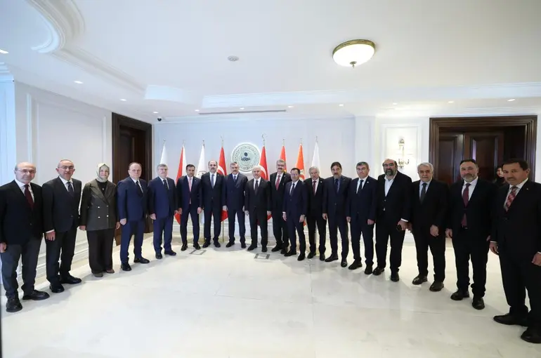 Konya Protokolü İçişleri Bakanı Çiftçi’ye Hayırlı Olsun Ziyaretinde Bulundu