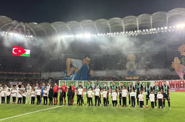 Konya’da Filistin için anlamlı gece: Mücadele 2-2 bitti