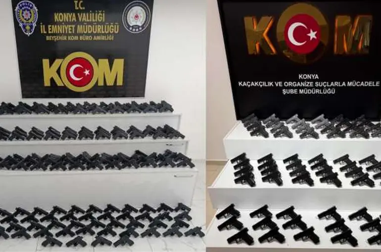 Konya’da organize suç operasyonu: Cephanelik çıktı!