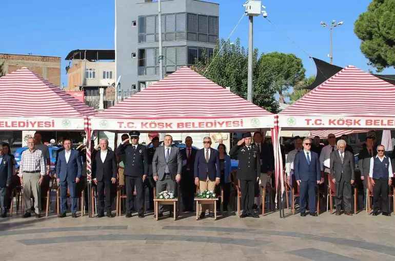 Köşk’te 19 Eylül Gaziler Günü törenle kutlandı
