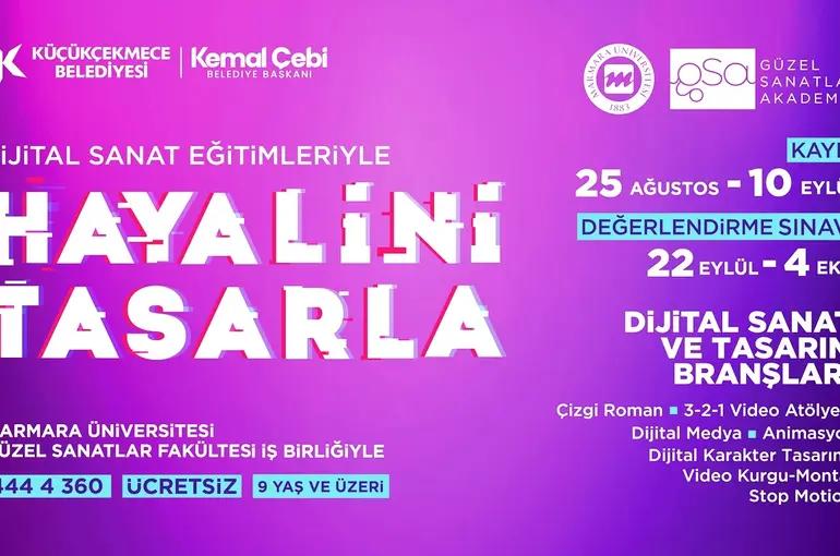 Küçükçekmece’de güzel sanatlar akademisi yeni dönem kayıtları başladı
