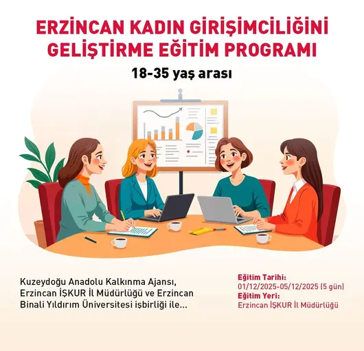 KUDAKA’dan genç kadınlara girişimcilik eğitimi desteği
