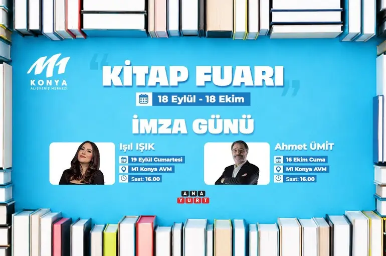 M1 Konya AVM’de Kitap Fuarı kapılarını açıyor
